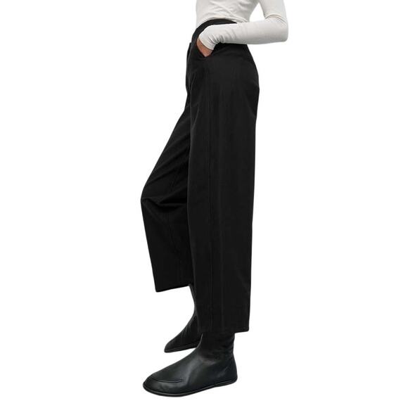 Lululemon Utilitech Relaxed Mid Rise Trouser 7/8 Black Women's Size 12 EUC - Picture 2 of 10